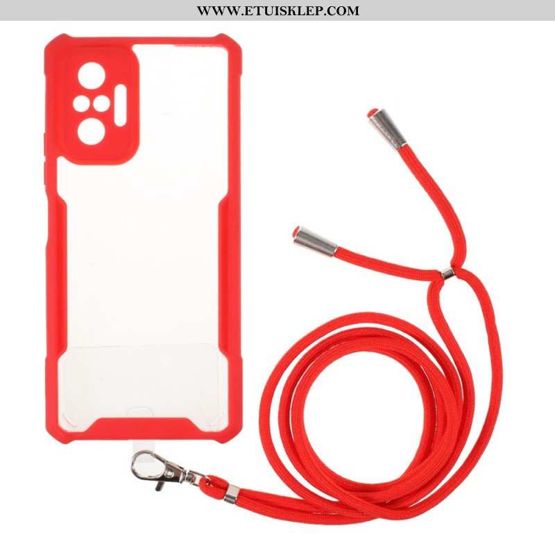 Etui do Xiaomi Redmi Note 10 Pro Hybryda Z Kolorowego Sznurka